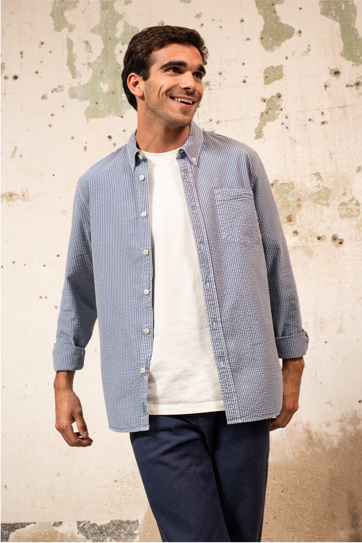James - Relaxed Fit Striped Shirt
