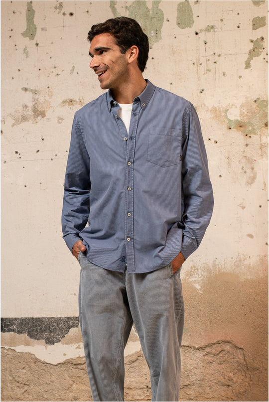 James - Relaxed Fit Striped Shirt