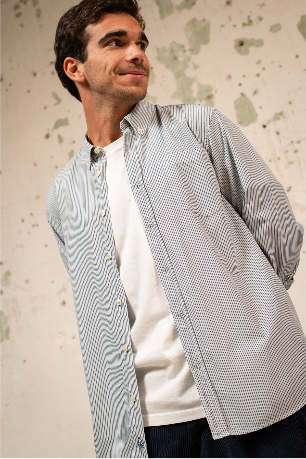 James - Relaxed Fit Striped Shirt