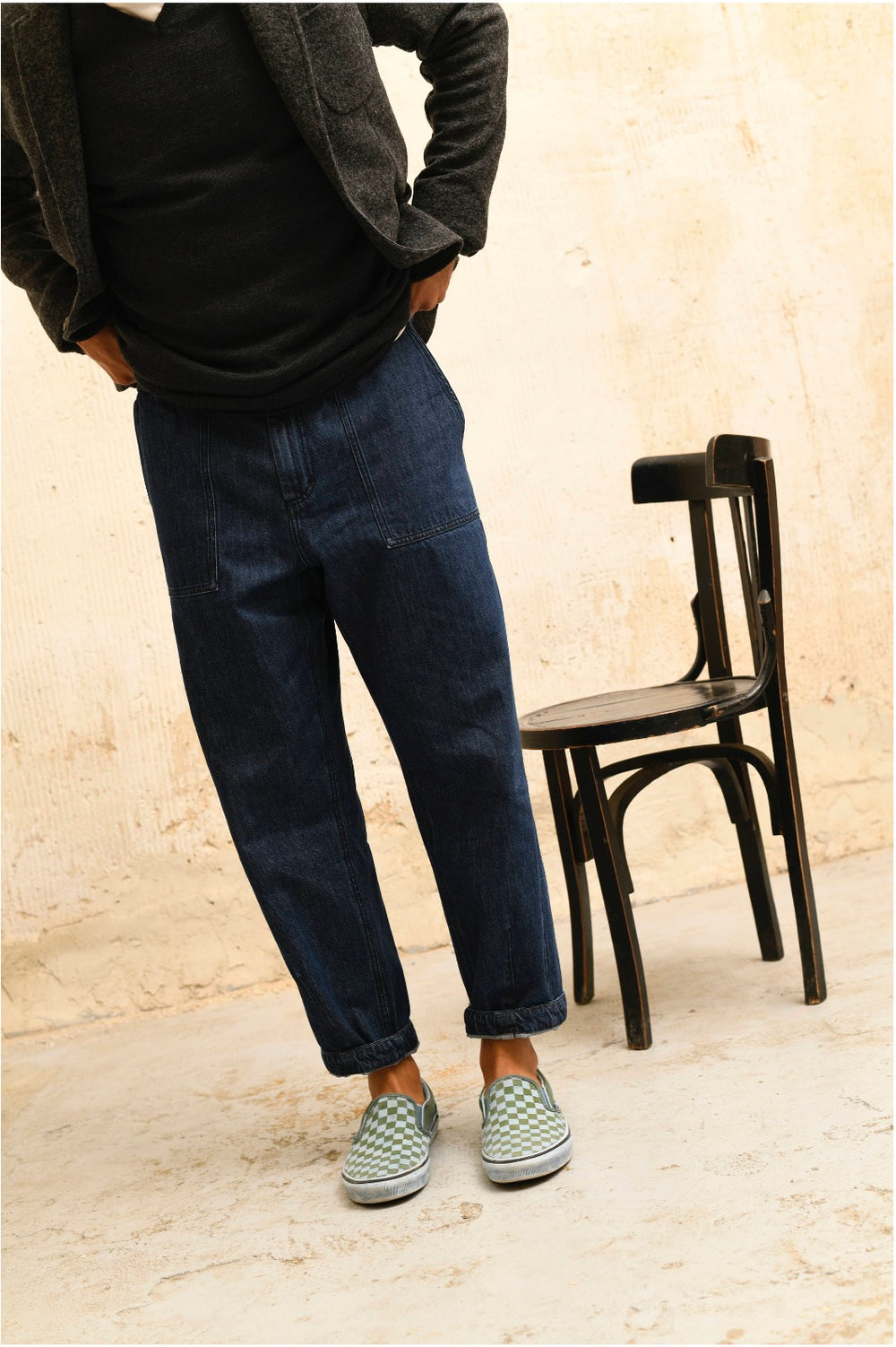 Jeremy - Pantalón Vaquero Relaxed Cropped Cut