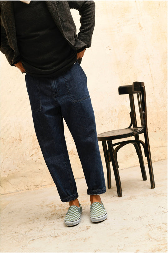 Jeremy - Pantalón Vaquero Relaxed Cropped Cut