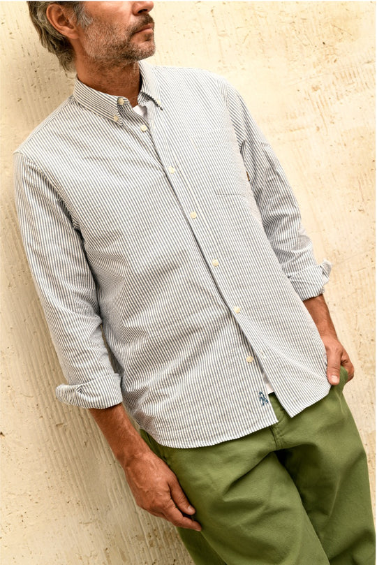 James - Relaxed Fit Striped Shirt