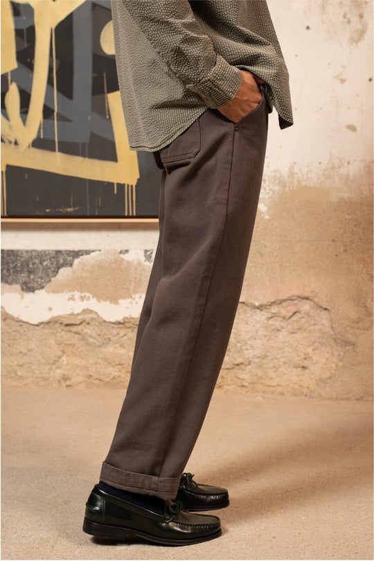 Liam - Pantalón Tipo Chino Wide-Leg Fit