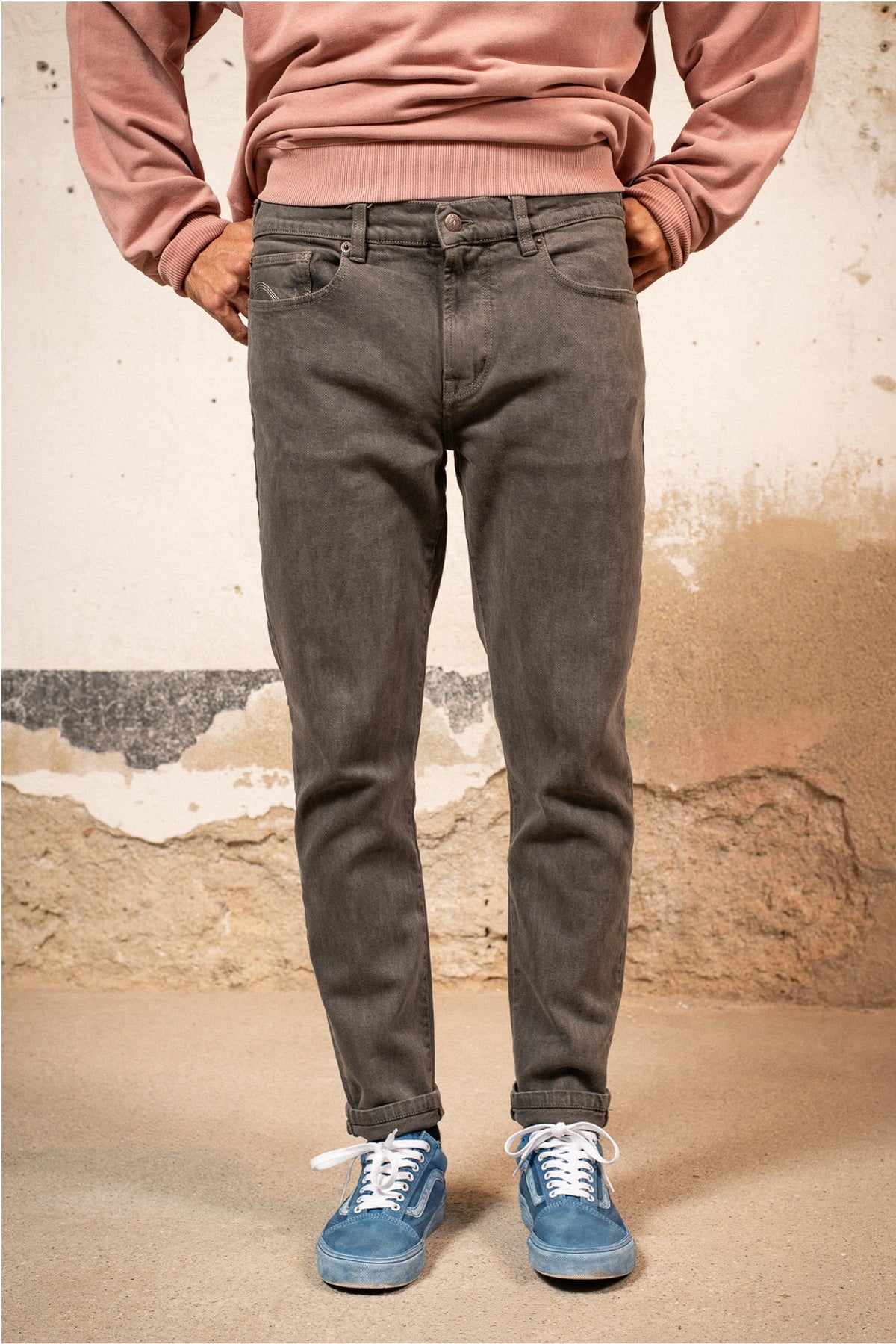 Simon - Slim Fit Cut Jeans