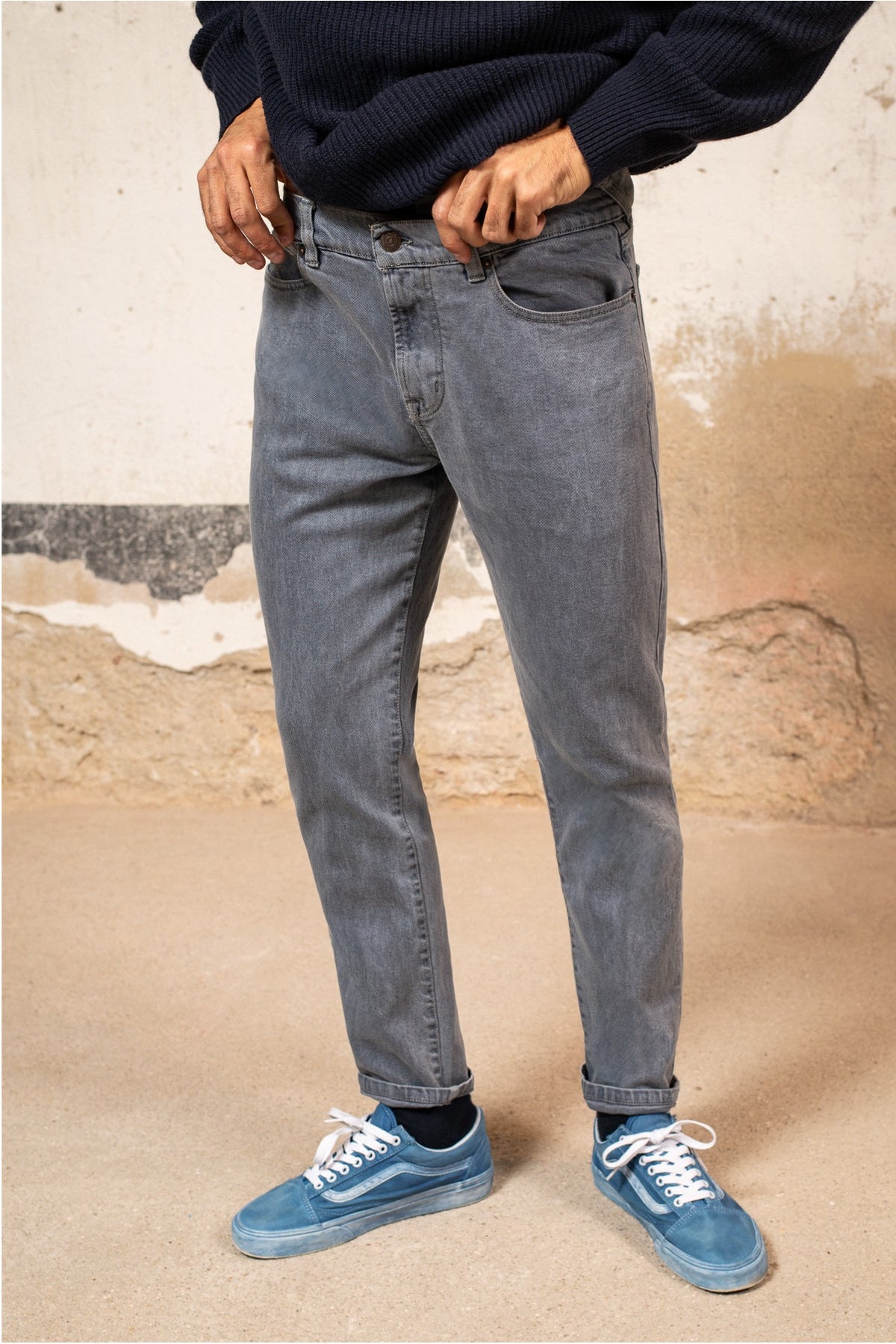 Simon - Slim Fit Cut Jeans