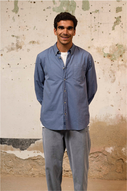 James - Relaxed Fit Striped Shirt