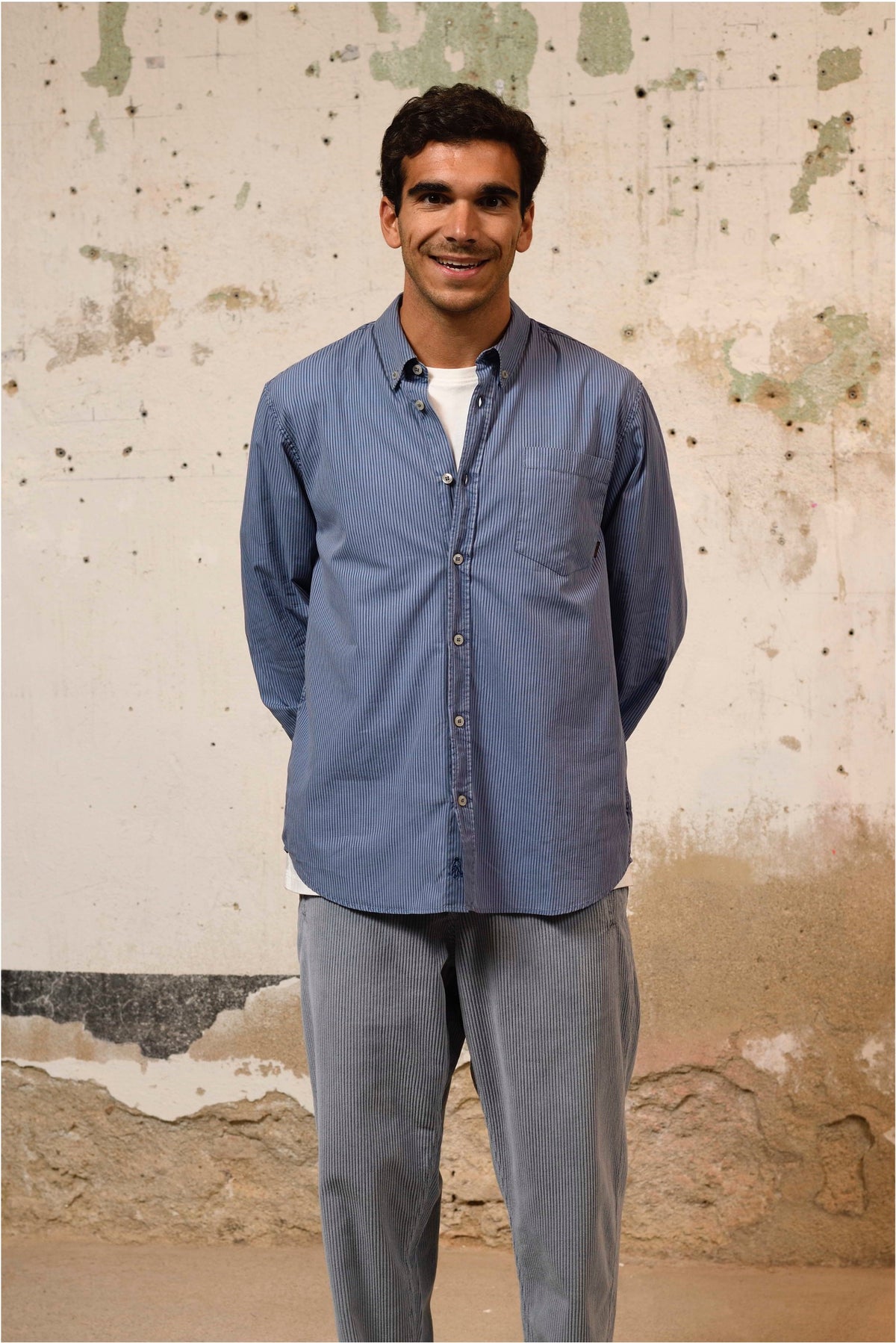 James - Relaxed Fit Striped Shirt