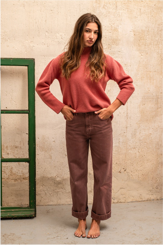 Birkyn - Pantalón Vaquero Wide Leg