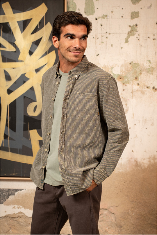 James - Relaxed Fit Striped Shirt