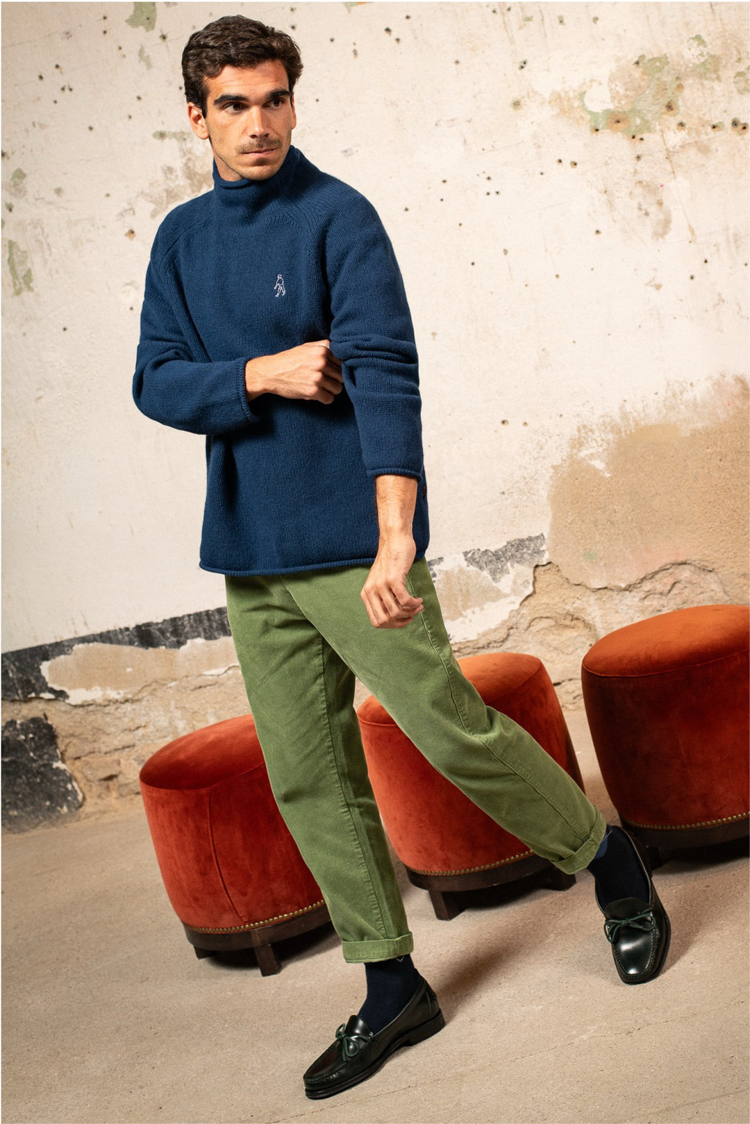 Robert - Pantalón de pana tipo Chino Regular Cut