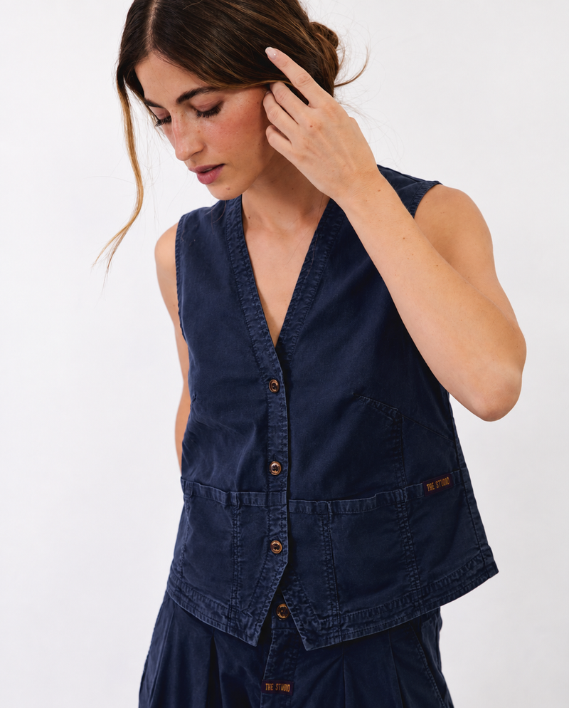 Mathilda Deep Sea - Chaleco Regular Fit