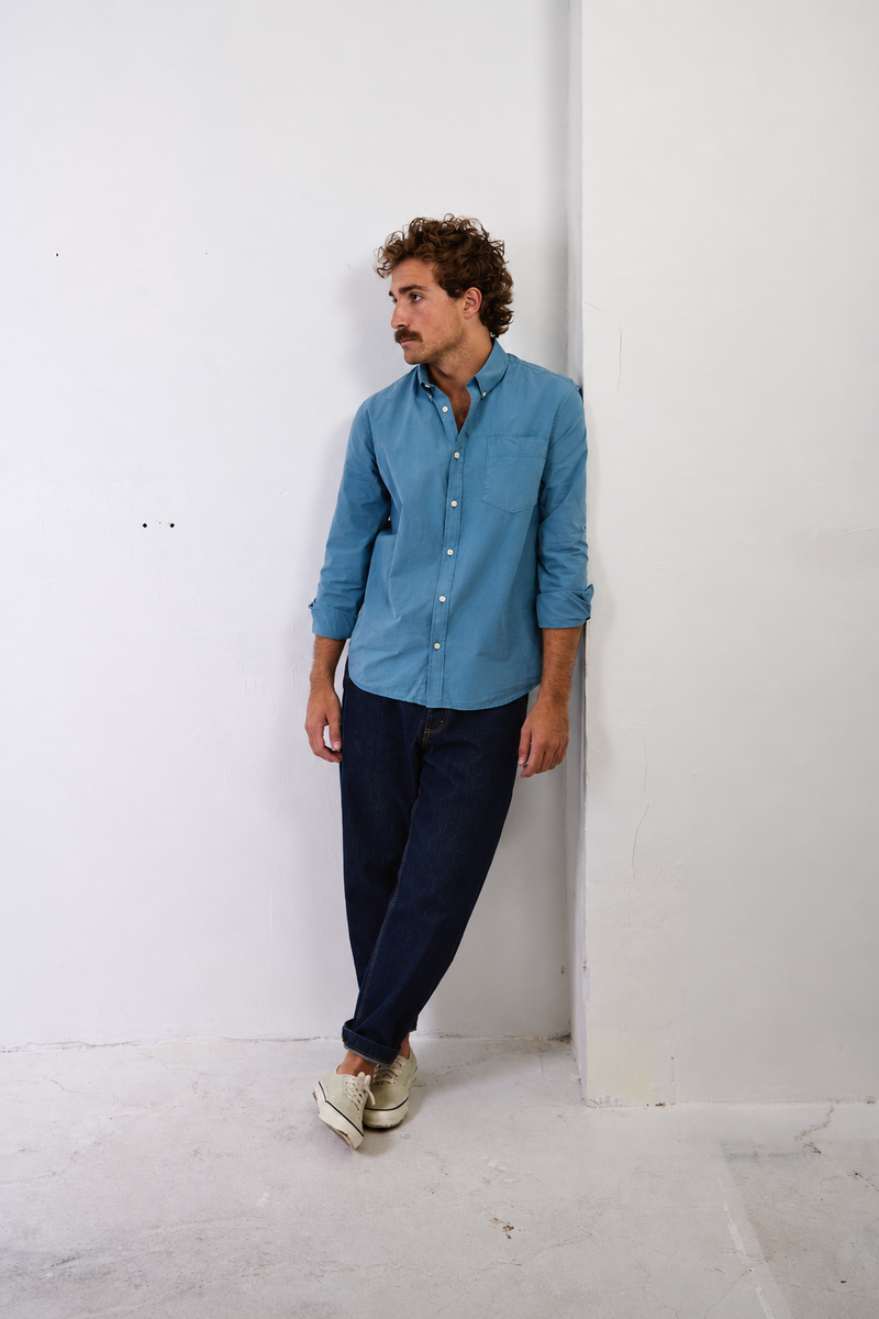 Cosme Denim - Pantalón tipo Chino Relaxed-Tapered Cut