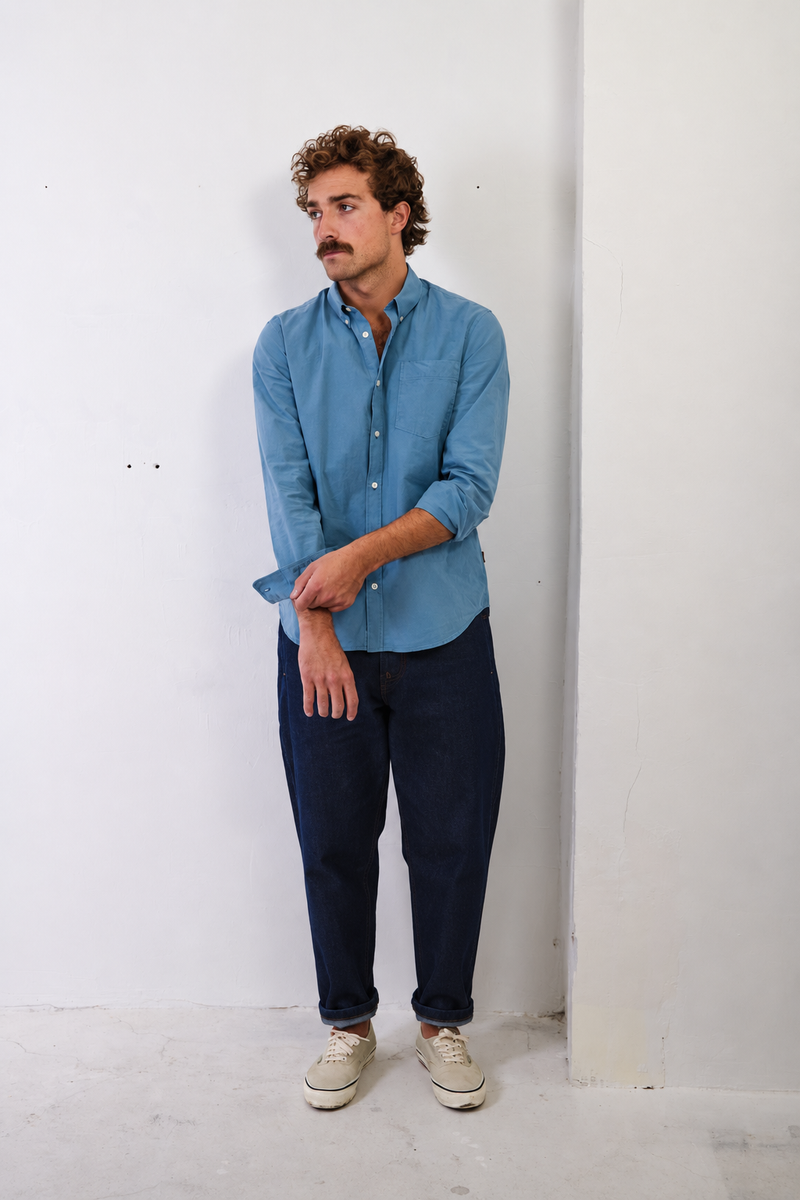 Cosme Denim - Pantalón tipo Chino Relaxed-Tapered Cut