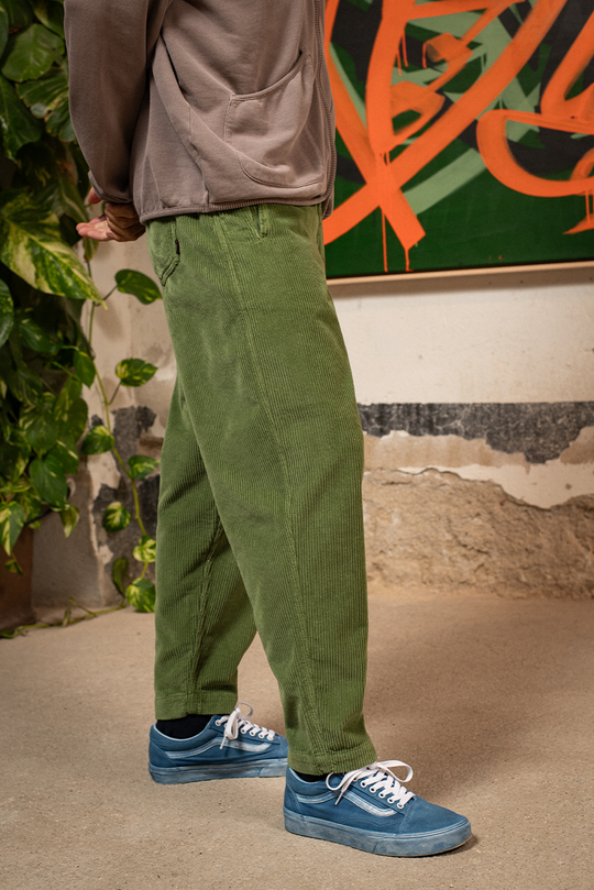 Cosme - Pantalón Pana Capri Tipo Chino Relaxed-Tapered Cut