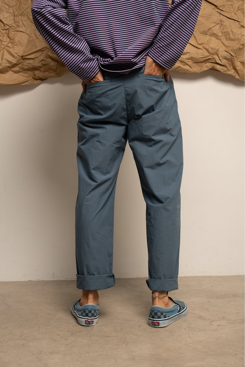 Clemen Summer French Blue - Pantalón Estilo Chino Straight Fit