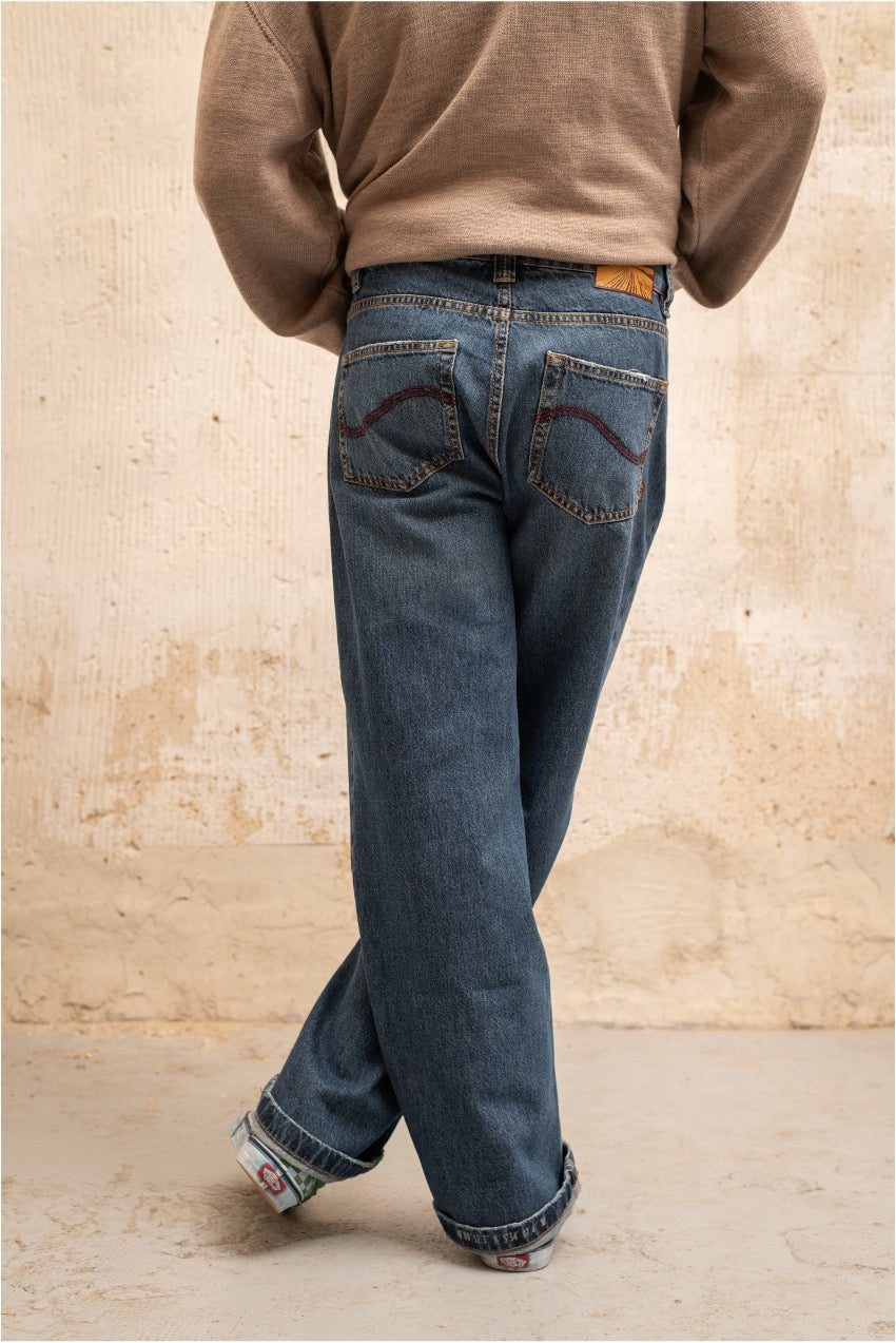 Bruno - Pantalón Wide Leg Fit