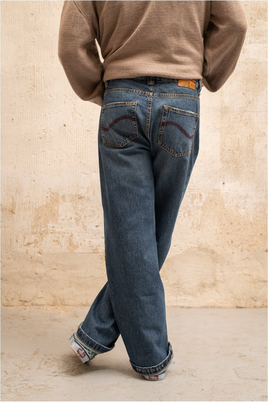 Bruno - Pantalón Wide Leg Fit