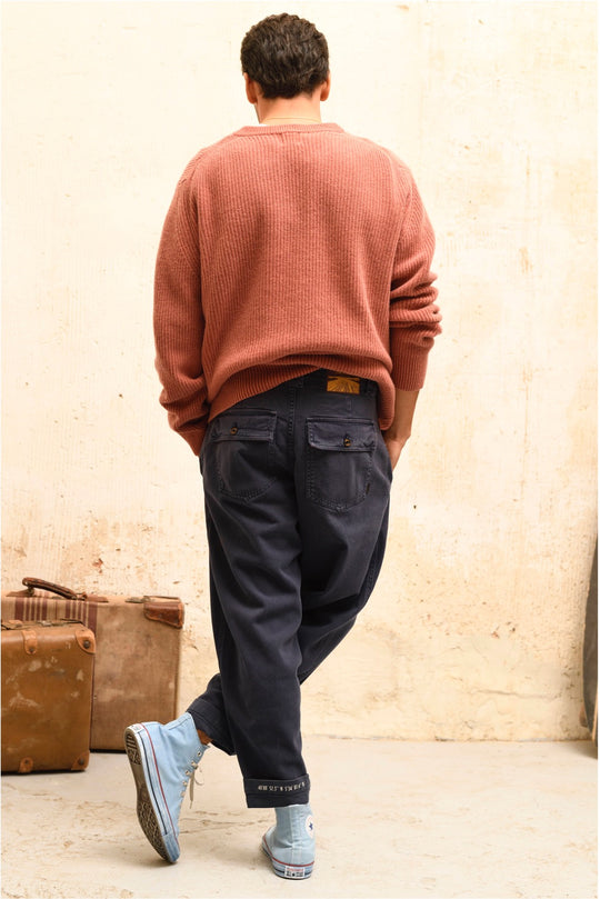 Cosme - Pantalón Capri Tipo Chino Relaxed-Tapered Cut