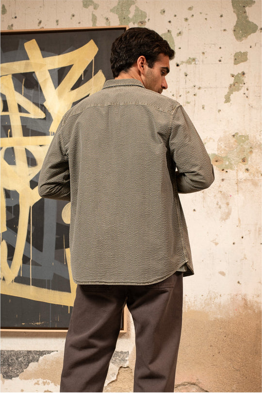 James - Relaxed Fit Striped Shirt