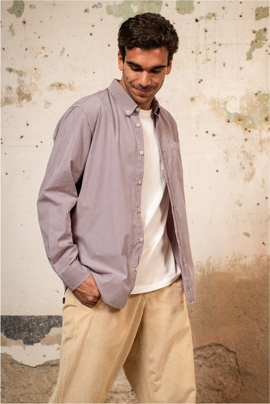 James - Relaxed Fit Striped Shirt