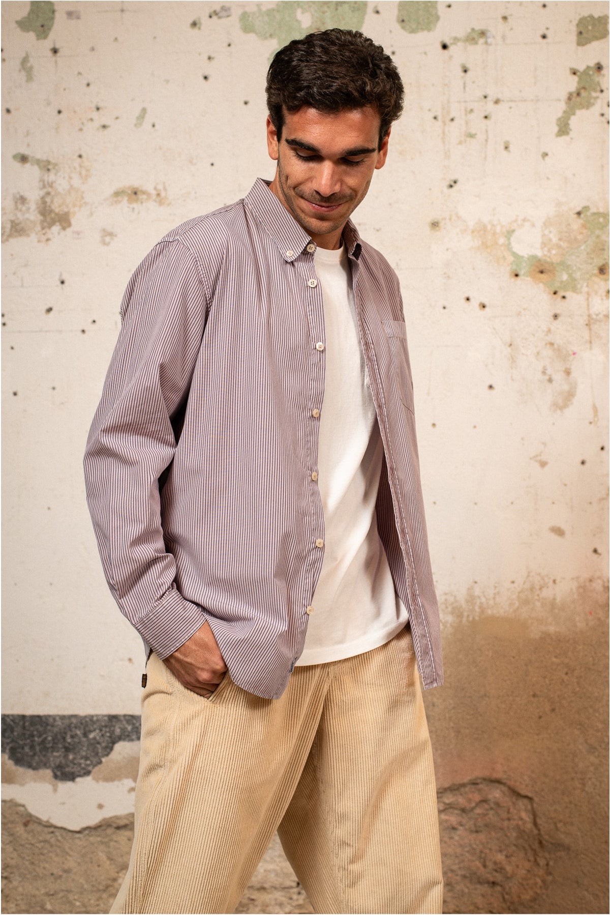 James - Relaxed Fit Striped Shirt
