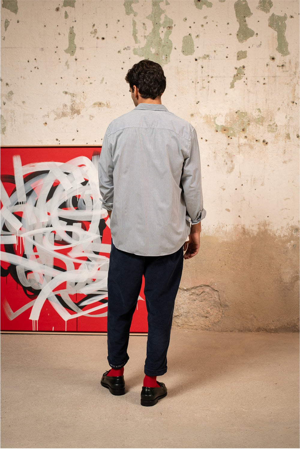 James - Relaxed Fit Striped Shirt