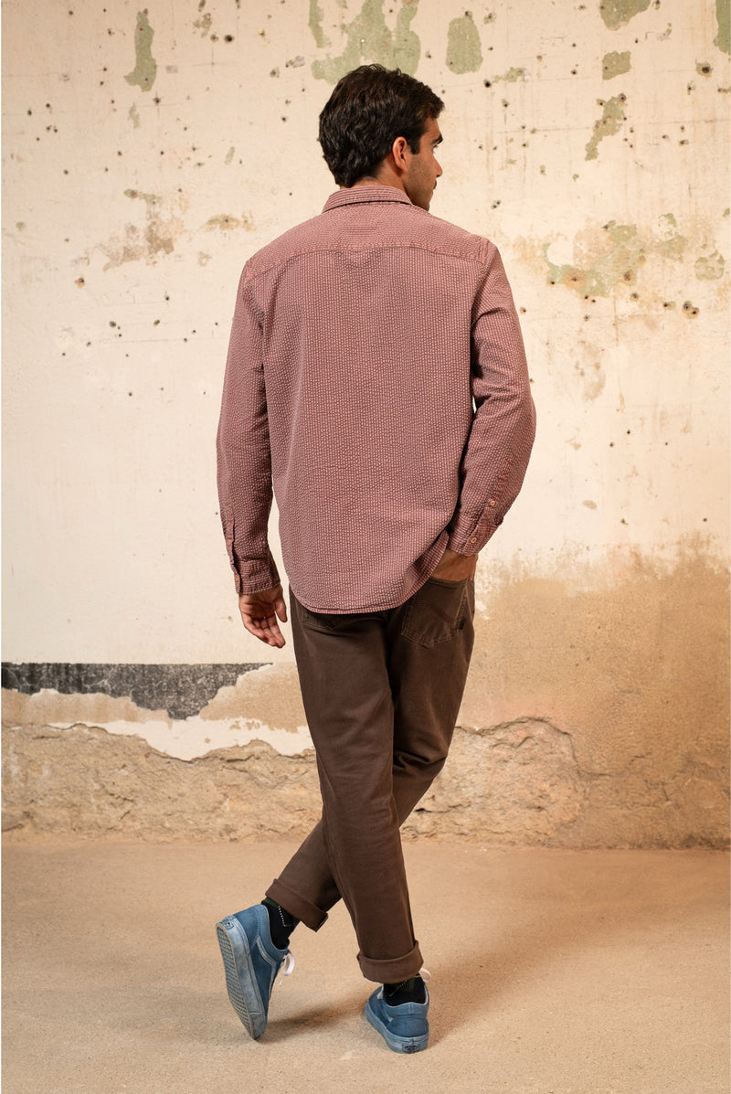 James Mulberry - Camisa a Rayas Relaxed Fit