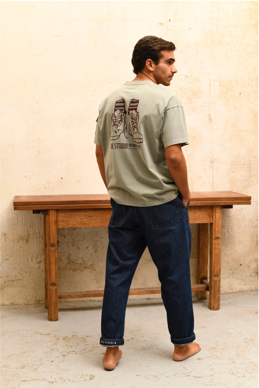 Jeremy - Pantalón Vaquero Relaxed Cropped Cut