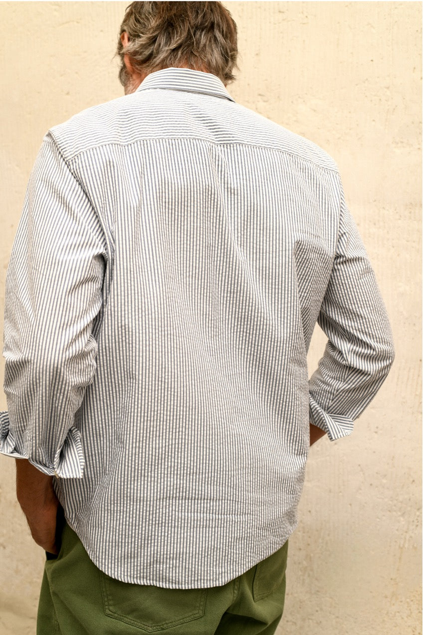 James - Relaxed Fit Striped Shirt