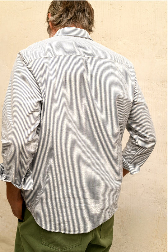 James - Relaxed Fit Striped Shirt