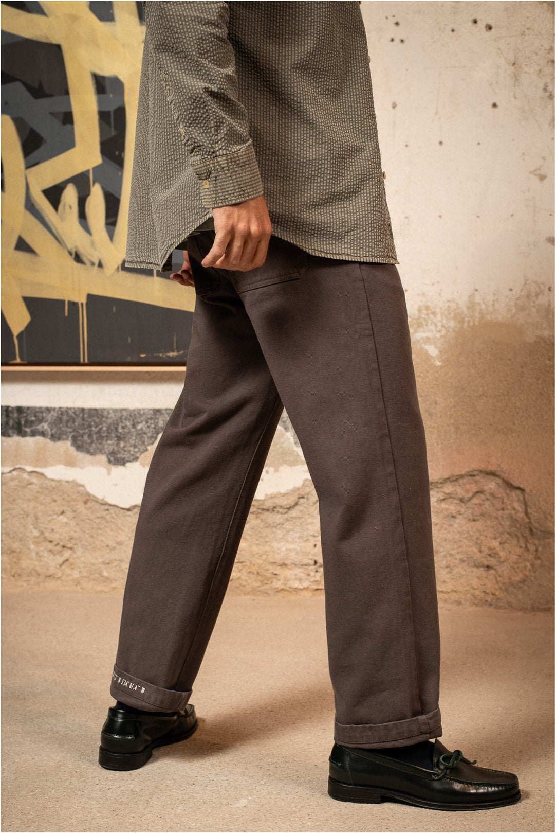 Liam - Pantalón Tipo Chino Wide-Leg Fit