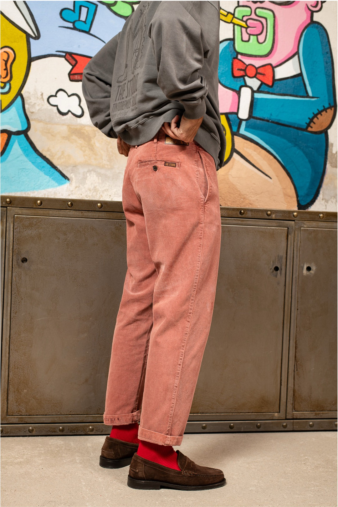 Robert - Pantalón de pana tipo Chino Regular Cut