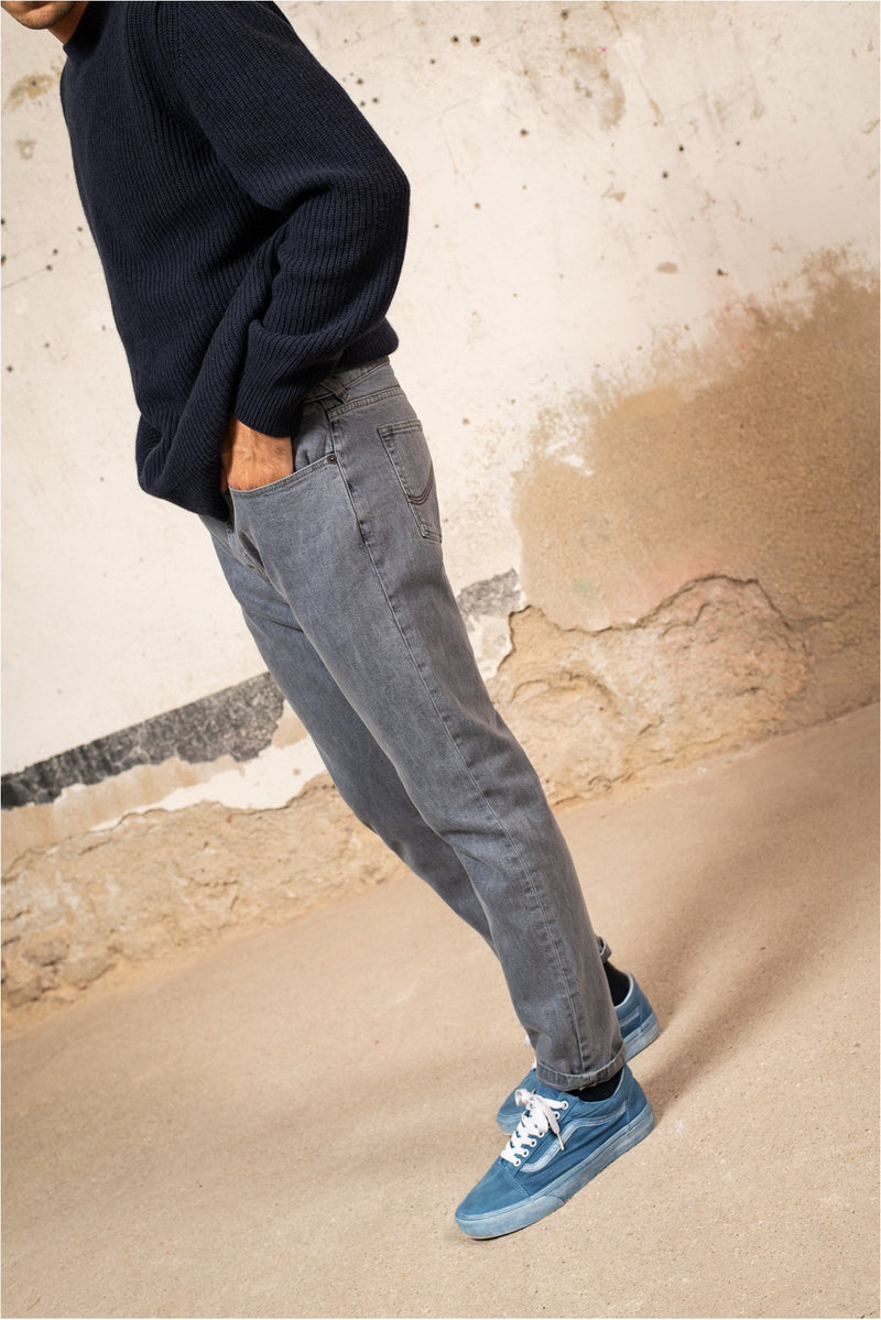 Simon - Slim Fit Cut Jeans