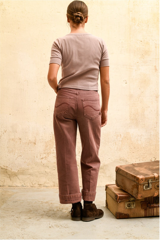 Birkyn - Pantalón Vaquero Wide Leg