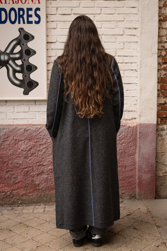 Joanna - Abrigo  Desestructurado Largo midi