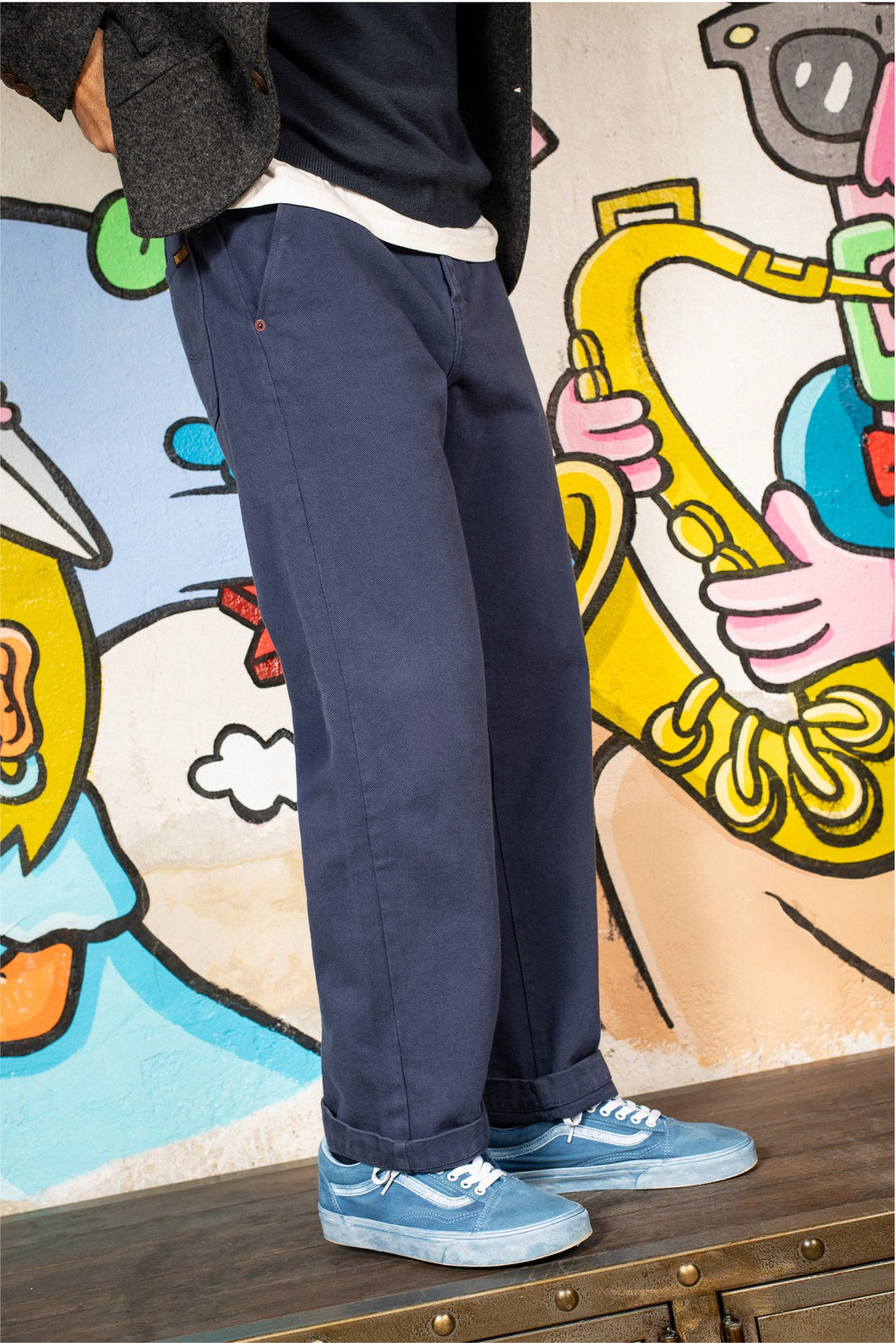 Liam - Pantalón Tipo Chino Wide-Leg Fit