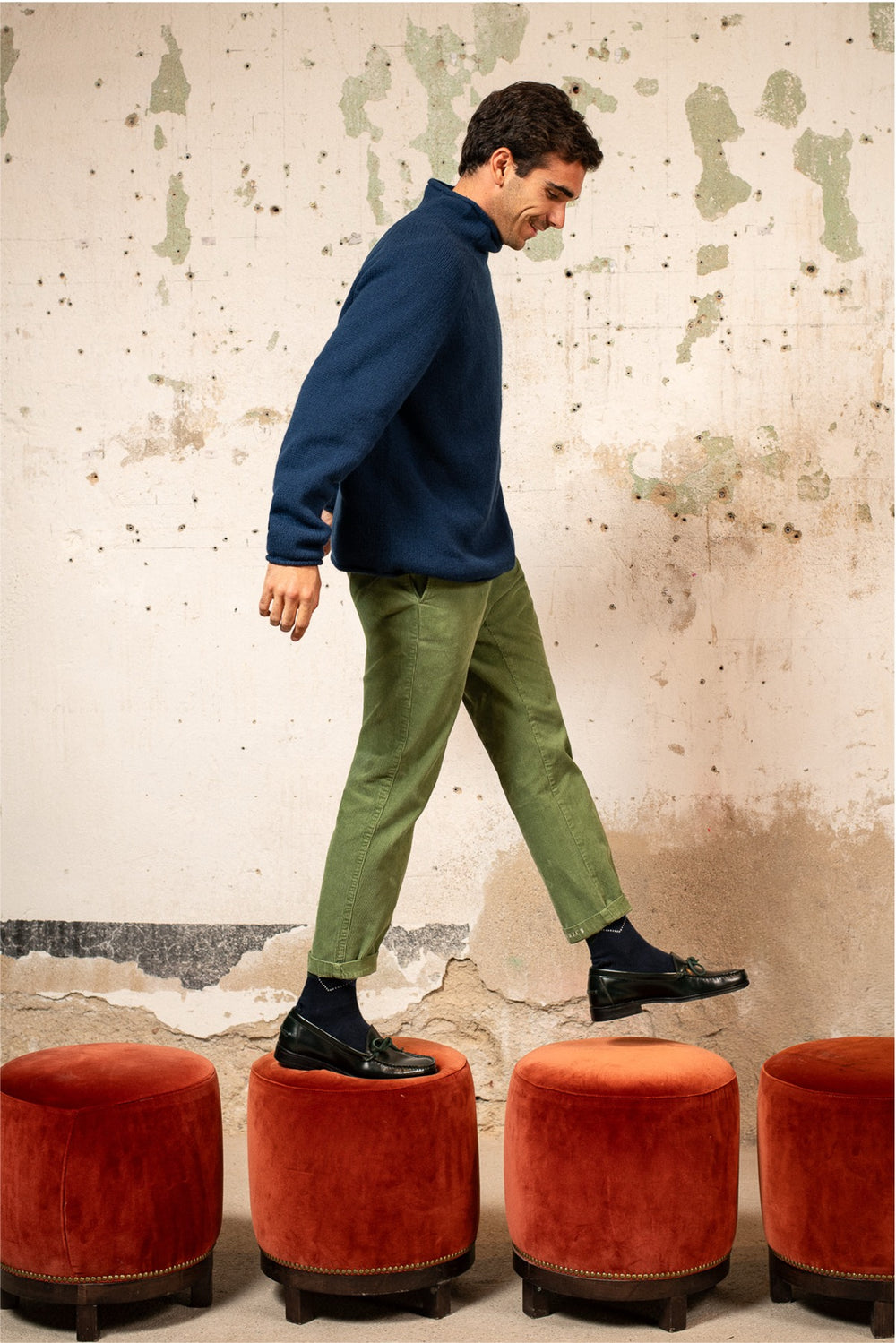 Robert - Pantalón de pana tipo Chino Regular Cut