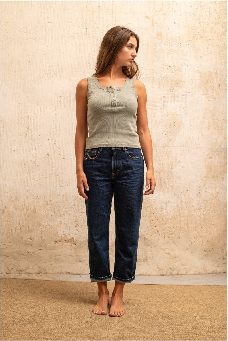 Sarah - Pantalón Vaquero Relaxed Fit