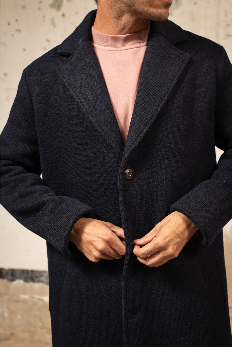Darcy Blue Black - Abrigo Largo