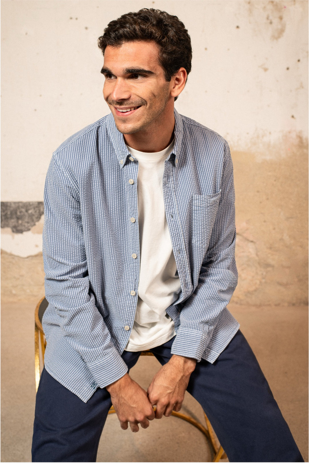 James - Relaxed Fit Striped Shirt