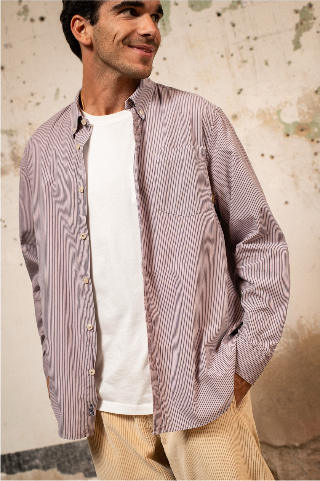 James - Relaxed Fit Striped Shirt