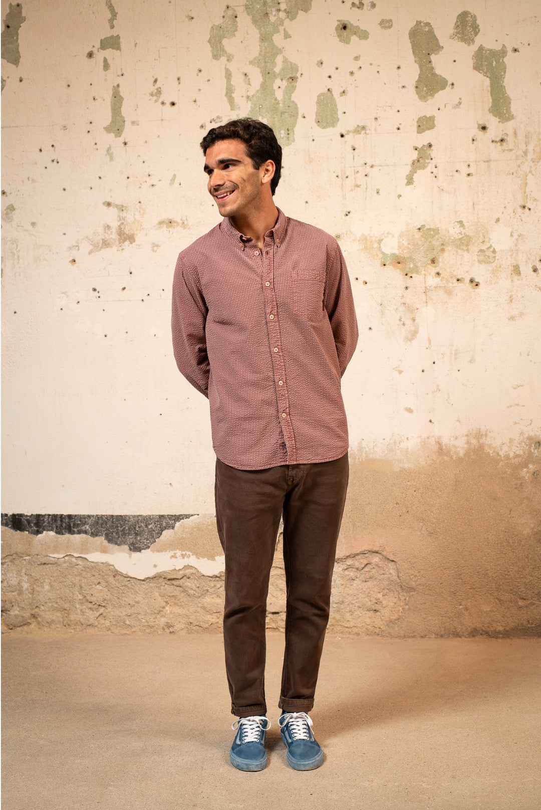 James - Camisa a Rayas Relaxed Fit