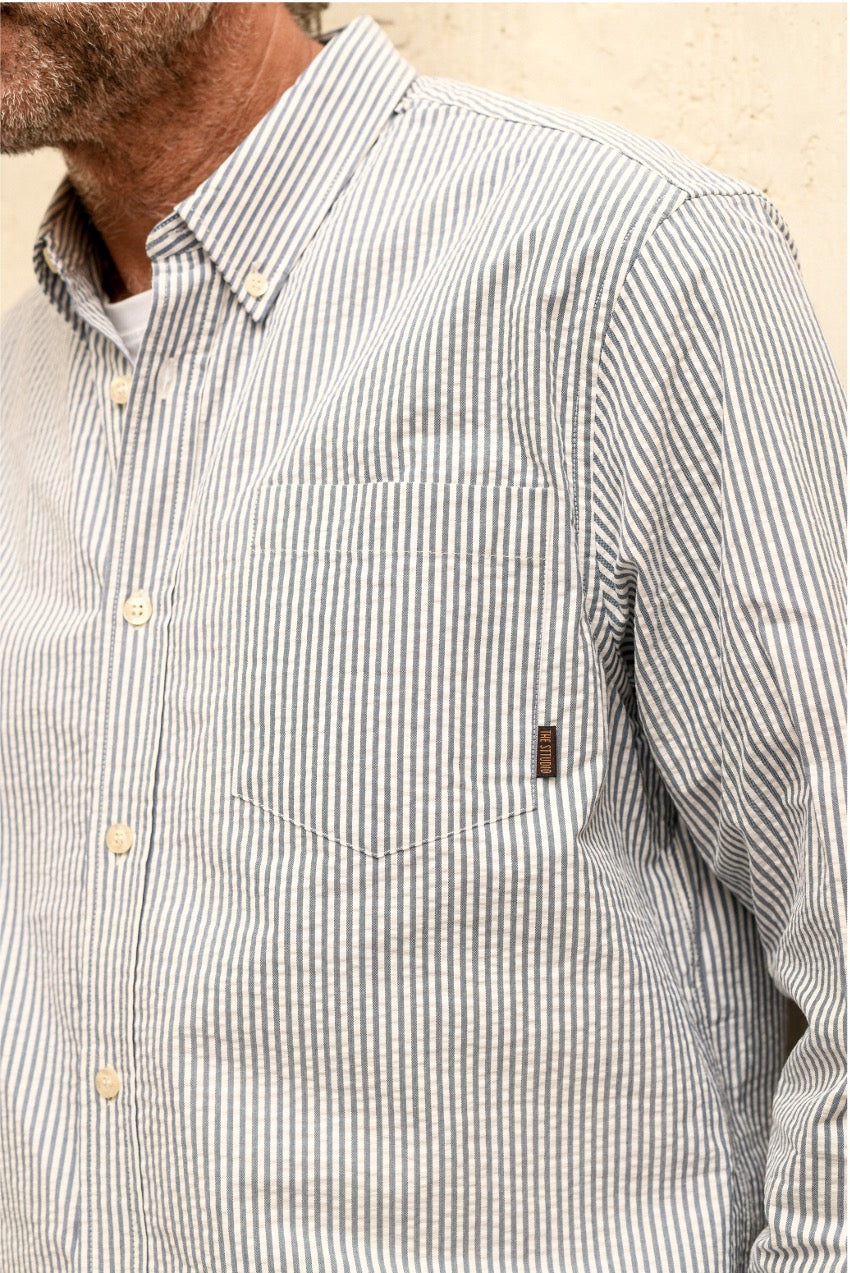 James - Relaxed Fit Striped Shirt