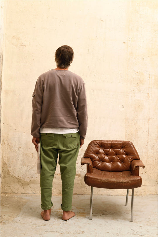 Pete - Zip-through Relaxed Fit Sweatshirt