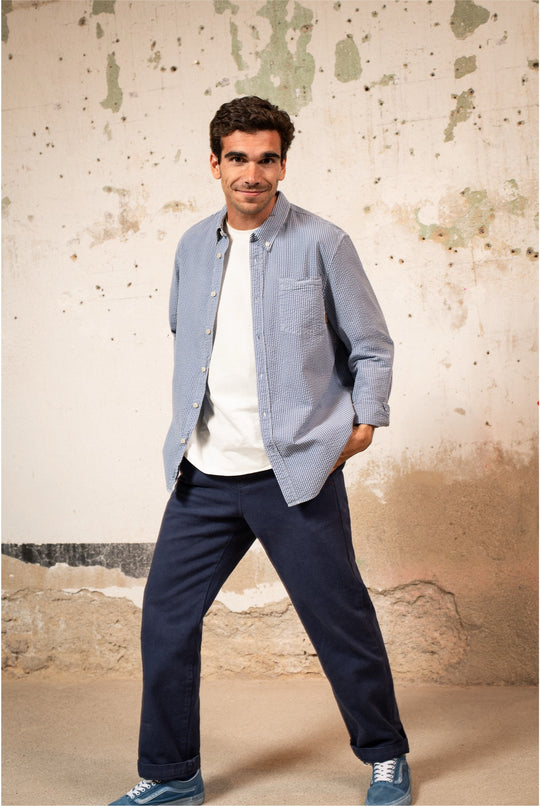 James - Relaxed Fit Striped Shirt