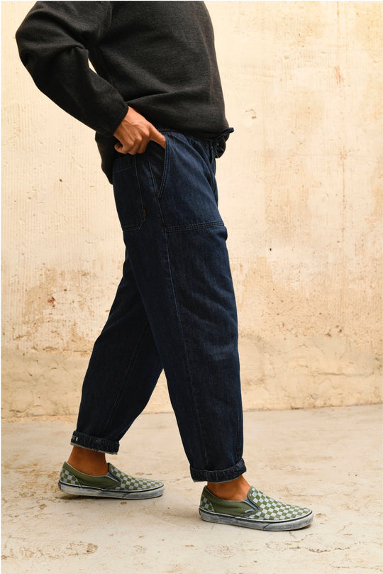 Jeremy - Pantalón Vaquero Relaxed Cropped Cut