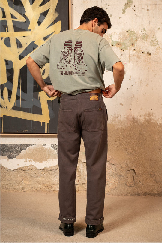 Liam - Pantalón Tipo Chino Wide-Leg Fit