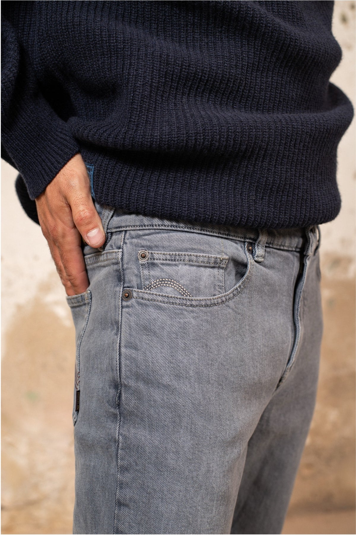 Simon - Slim Fit Cut Jeans