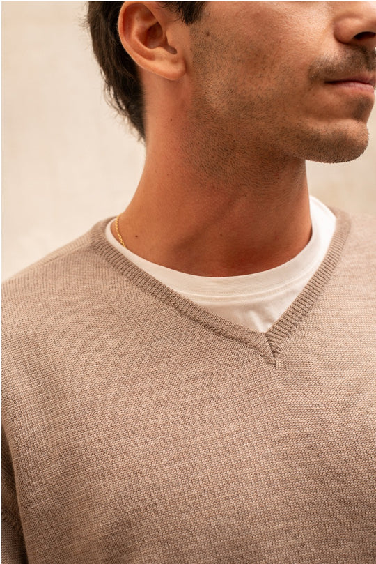 Amalfi Camel - Jersey de Pico Oversize Fit