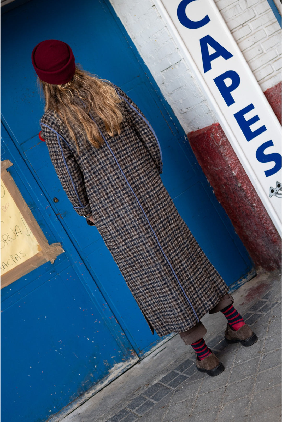 Joanna - Abrigo  Desestructurado Largo midi